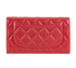 Chanel Classic Flap Wallet, &pound;695, Accessories, Red, Leather, Back view